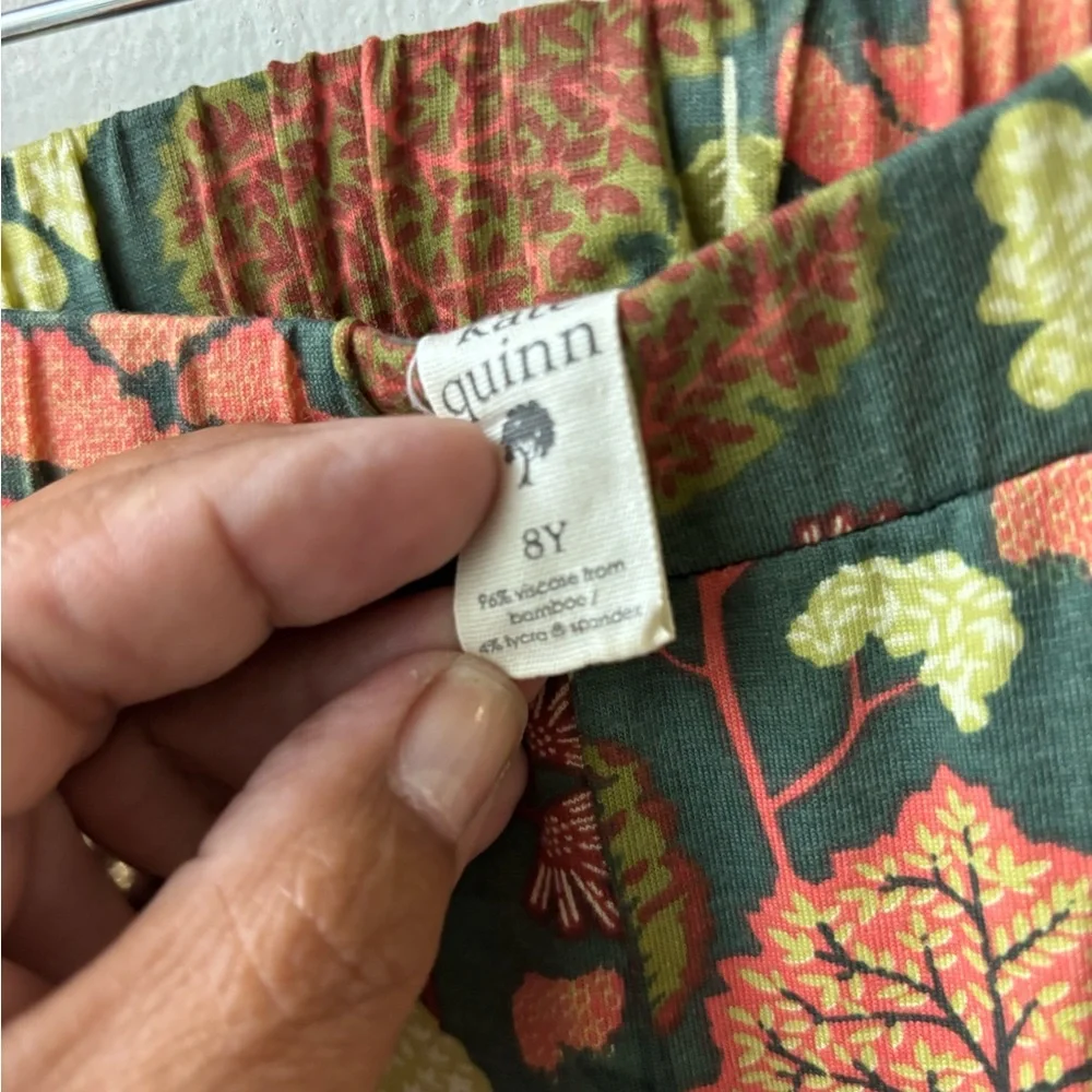 Kate Quinn Kids Forest Print Pants - Woodland